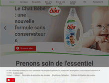 Tablet Screenshot of lechat.fr